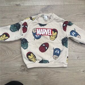 H&M Marvel Baby Sweater 12–18 Months | Spider-Man Hulk Iron Man